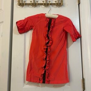 Red Ruffle Dress